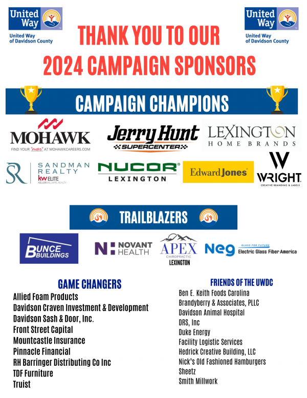 2024 Campaign Sponsors